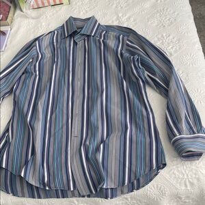 Etro Milano Elegant Striped Dress Shirt for Men